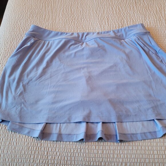 Greg Norman 17" Backpleat Pull-On Skort - Periwinkle Blue- XXL - Picture 1 of 5